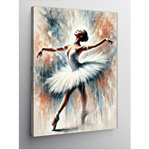 Kanvas Tablo Balerin Figürü 100x140 cm