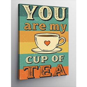 Kanvas Tablo Çayın Tadını Çıkar 50x70 cm