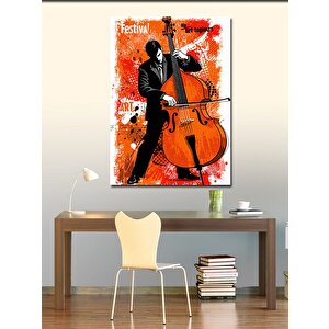 Kanvas Tablo Çello Ve Müzik Festivali 70x100 cm