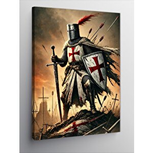 Kanvas Tablo Orta Çağ Şövalyesi 70x100 cm