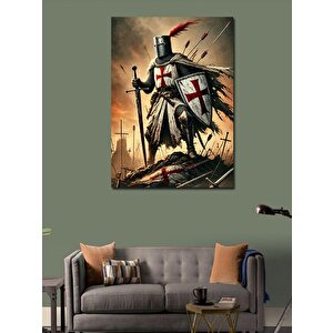Kanvas Tablo Orta Çağ Şövalyesi 70x100 cm