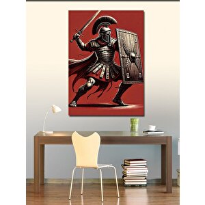 Kanvas Tablo Roma Askeri Ve Kalkan 100x140 cm