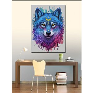 Kanvas Tablo Kurt Ve Kozmik Renkler 100x140 cm