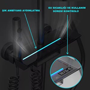 Antresi̇t Dijital Ekran  Pi̇yano Fonksi̇yonel Akilli Duş Si̇stem Banyo Batarya Robot Yağmurlam Ambi̇yans 150x250 cm