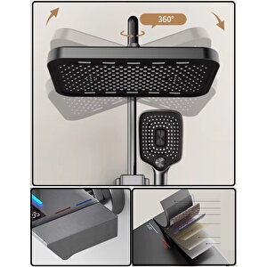 Antresi̇t Dijital Ekran  Pi̇yano Fonksi̇yonel Akilli Duş Si̇stem Banyo Batarya Robot Yağmurlam Ambi̇yans