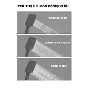 Si̇yah Dijital Ekran  Pi̇yano Fonksi̇yonel Akilli Duş Si̇stem Banyo Batarya Robot Yağmurlam Ambi̇yans Led