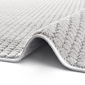 Cool Halı Stone 1063 Gri Kaymaz Taban Koridor Halısı Kesme Yolluk Mutfak Halısı Modern Salon Halısı