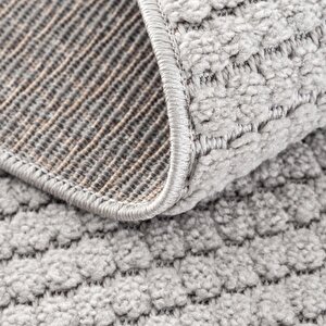 Cool Halı Stone 1063 Gri Kaymaz Taban Koridor Halısı Kesme Yolluk Mutfak Halısı Modern Salon Halısı