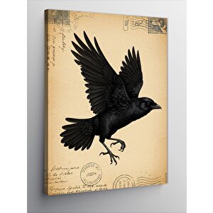 Kanvas Tablo Karga Ve Mektup Motifi 50x70 cm