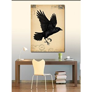 Kanvas Tablo Karga Ve Mektup Motifi 50x70 cm