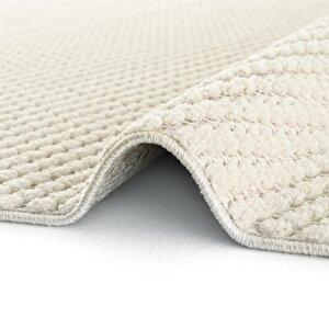 Cool Halı Stone 1063 Bej Kaymaz Taban Koridor Halısı Kesme Yolluk Mutfak Halısı Modern Salon Halısı