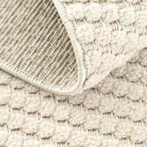 Cool Halı Stone 1063 Bej Kaymaz Taban Koridor Halısı Kesme Yolluk Mutfak Halısı Modern Salon Halısı