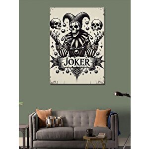 Kanvas Tablo Kara Joker Çizimi 70x100 cm