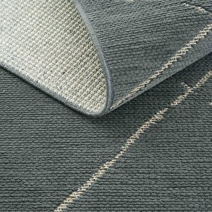 Cool Halı Berry 8209 Antrasit Halı Halısı Kaymaz Taban Halı Kesme Halı Yolluk İnce Halı Kilim