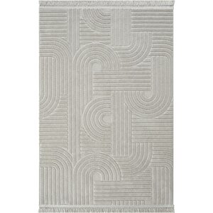 Stone 1090 Gri Kaymaz Taban Koridor Halısı Kesme Yolluk Mutfak Halısı Modern Salon Halısı 120x300 cm