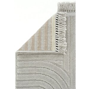 Cool Halı Stone 1090 Gri Kaymaz Taban Koridor Halısı Kesme Yolluk Mutfak Halısı Modern Salon Halısı