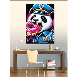 Kanvas Tablo Şeker Seven Panda 70x100 cm