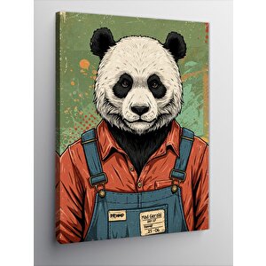 Kanvas Tablo Bahçıvan Panda 100x140 cm