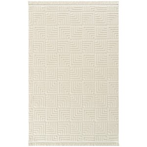 Stone 1062 Bej Kaymaz Taban Koridor Halısı Kesme Yolluk Mutfak Halısı Modern Salon Halısı 120x180 cm