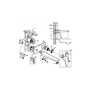 Roca Atlas Ankastre Lavabo Bataryası Sıva Üstü Grubu (dış Set) A5a3590c00