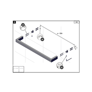 Roca Nuova 60cm Uzun Havluluk A816527001