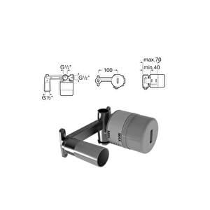 Universal Ankastre Lavabo Bataryası Sıva Altı Grubu (i̇ç Seti) A525220603