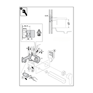 Universal Ankastre Lavabo Bataryası Sıva Altı Grubu (i̇ç Seti) A525220603