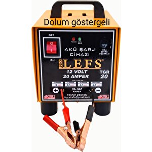 Pro Lefs Akü Şarj Ci̇hazi 12 V 20 Amper, Avometre Ölçüm Ci̇hazi Hedi̇ye