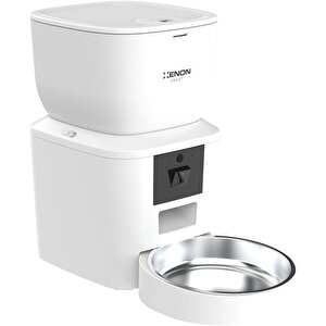 Akıllı 4'lü Pet Seti Akıllı Otomatik Kedi Mama Kabı, Akıllı Çelik Kedi Su Pınarı, Smart Tag Bluetooth Takip Cihazı ve Yedek Filtre