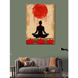 Kanvas Tablo Güneşin Altında Meditasyon 100x140 cm