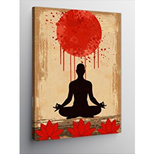 Kanvas Tablo Güneşin Altında Meditasyon 70x100 cm