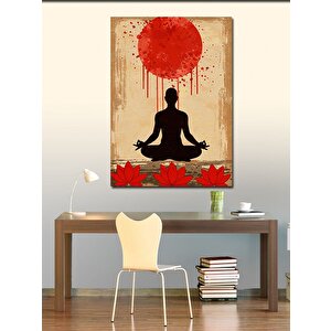 Kanvas Tablo Güneşin Altında Meditasyon 70x100 cm