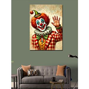Kanvas Tablo Palyaço Ve Parlak Renkler 50x70 cm
