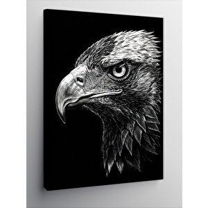 Kanvas Tablo Kartal Portresi Ve Güç 100x140 cm