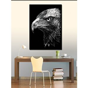 Kanvas Tablo Kartal Portresi Ve Güç 70x100 cm