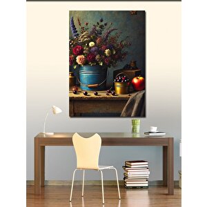 Kanvas Tablo Çiçek Vazoları Ve Doğanın Zarafeti 50x70 cm
