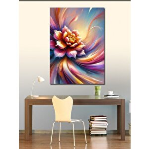 Kanvas Tablo Renkli Çiçek Patlaması 70x100 cm