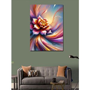 Kanvas Tablo Renkli Çiçek Patlaması 70x100 cm
