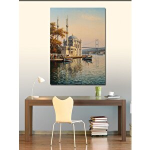 Kanvas Tablo Boğaziçi Ve Camii Manzarası 70x100 cm