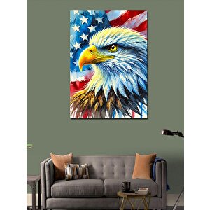 Kanvas Tablo Kartal Ve Özgürlük Ruhu 50x70 cm