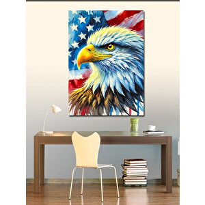 Kanvas Tablo Kartal Ve Özgürlük Ruhu 100x140 cm