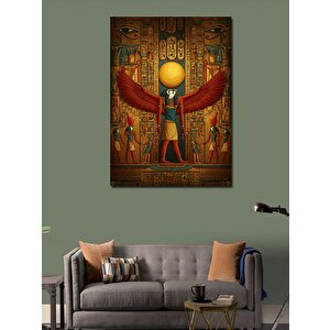 Kanvas Tablo Antik Mısır Ve Güneş Tanrısı Simgesi 100x140 cm