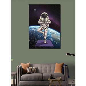 Kanvas Tablo Uzayda Astronot 70x100 cm