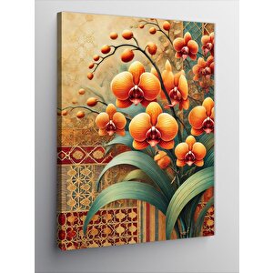 Kanvas Tablo Tropikal Sarı Çiçekler 50x70 cm