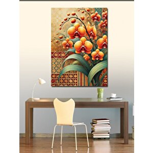 Kanvas Tablo Tropikal Sarı Çiçekler 50x70 cm