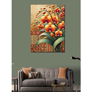 Kanvas Tablo Tropikal Sarı Çiçekler 50x70 cm