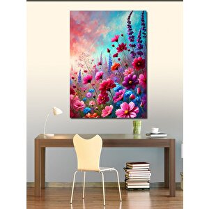 Kanvas Tablo Canlı Çiçekler Ve Doğa 50x70 cm