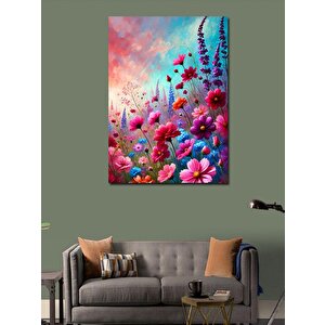 Kanvas Tablo Canlı Çiçekler Ve Doğa 50x70 cm