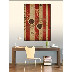 Kanvas Tablo Eskitme Bayrak Deseni 70x100 cm
