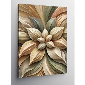 Kanvas Tablo Soyut Yaprak Düzeni 70x100 cm